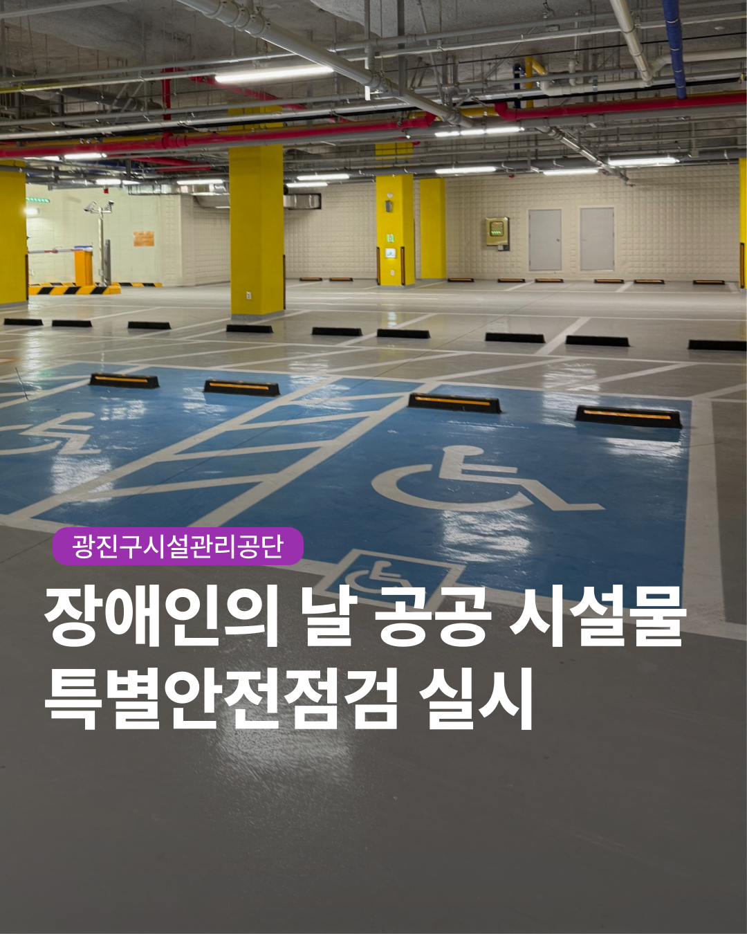 장애인의 날 공공 시설물 특별안전점검 실시