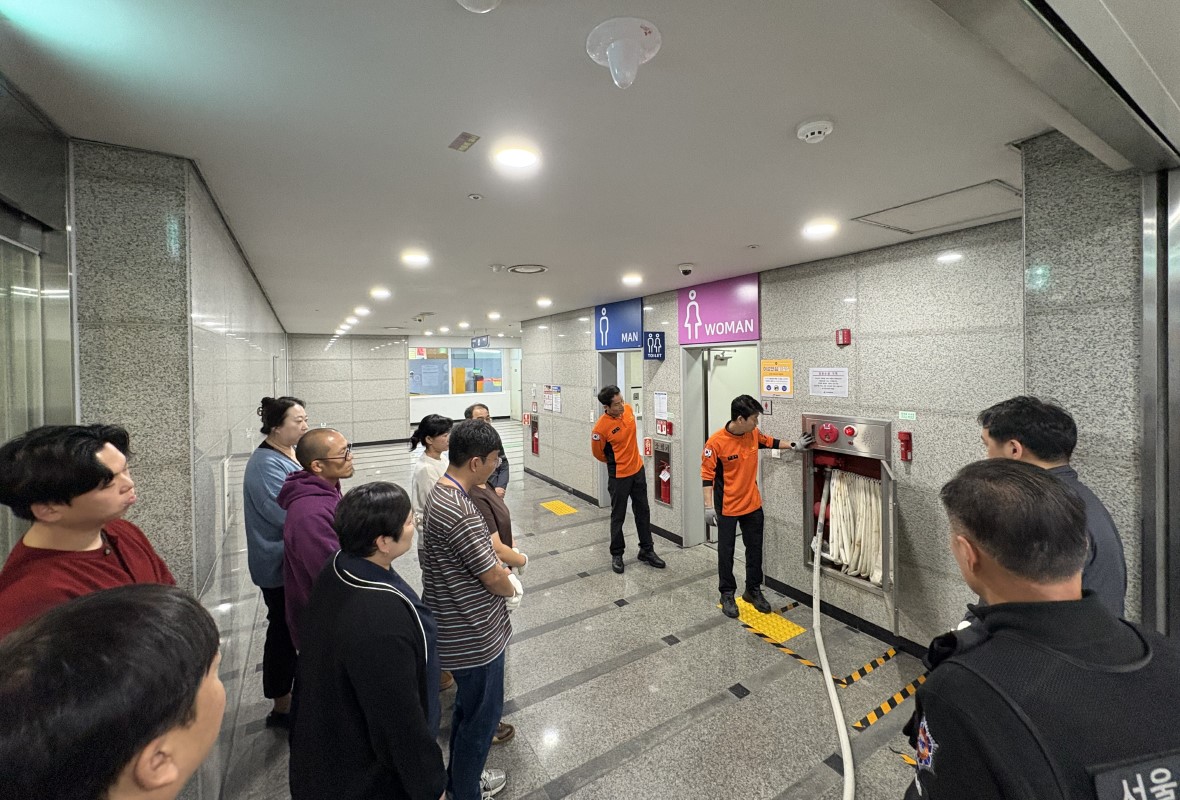 [중곡문화체육센터/도서관] 광진소방서와 함께하는 합동 소방훈련 실시